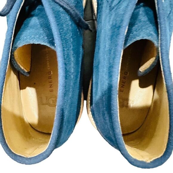 UGG Dagmann Chukka Boots Grizzly Blue Suede Treadlite Men’s Size 7.5 - Picture 8 of 8